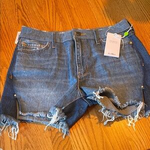 Sam Edelman Blue High Rise Shorts